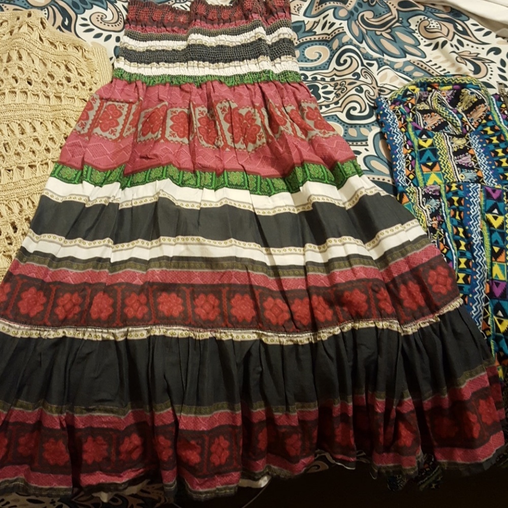 Tube top dress